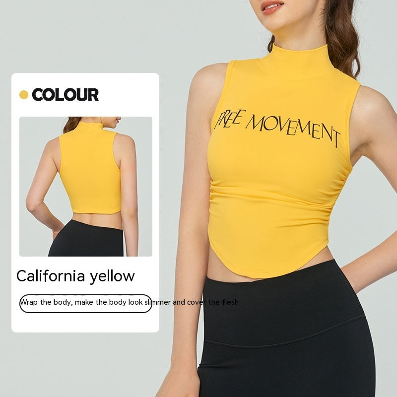 Women's Fashion Slim-fit Yoga Wear Sleeveless Base Tank Top