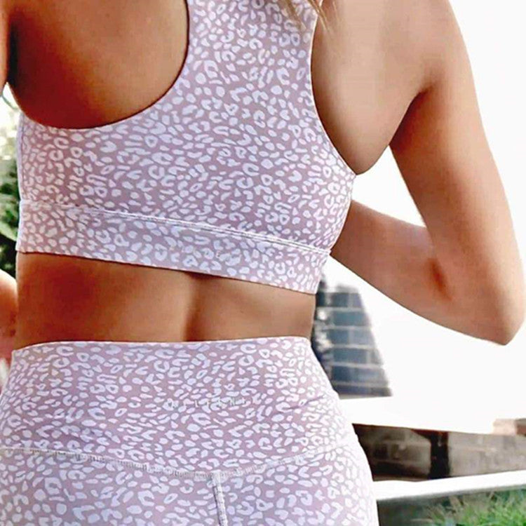 Outdoor Sports Suit Women'S Tank Top Tights Yoga Bra High Waist Tights