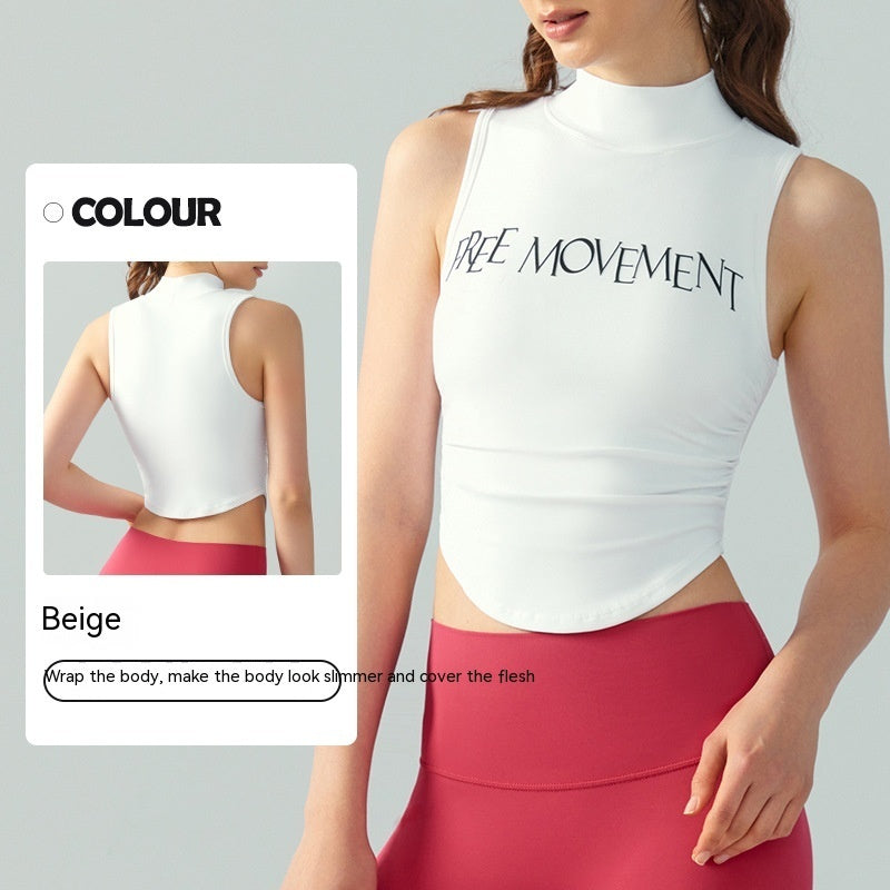 Women's Fashion Slim-fit Yoga Wear Sleeveless Base Tank Top