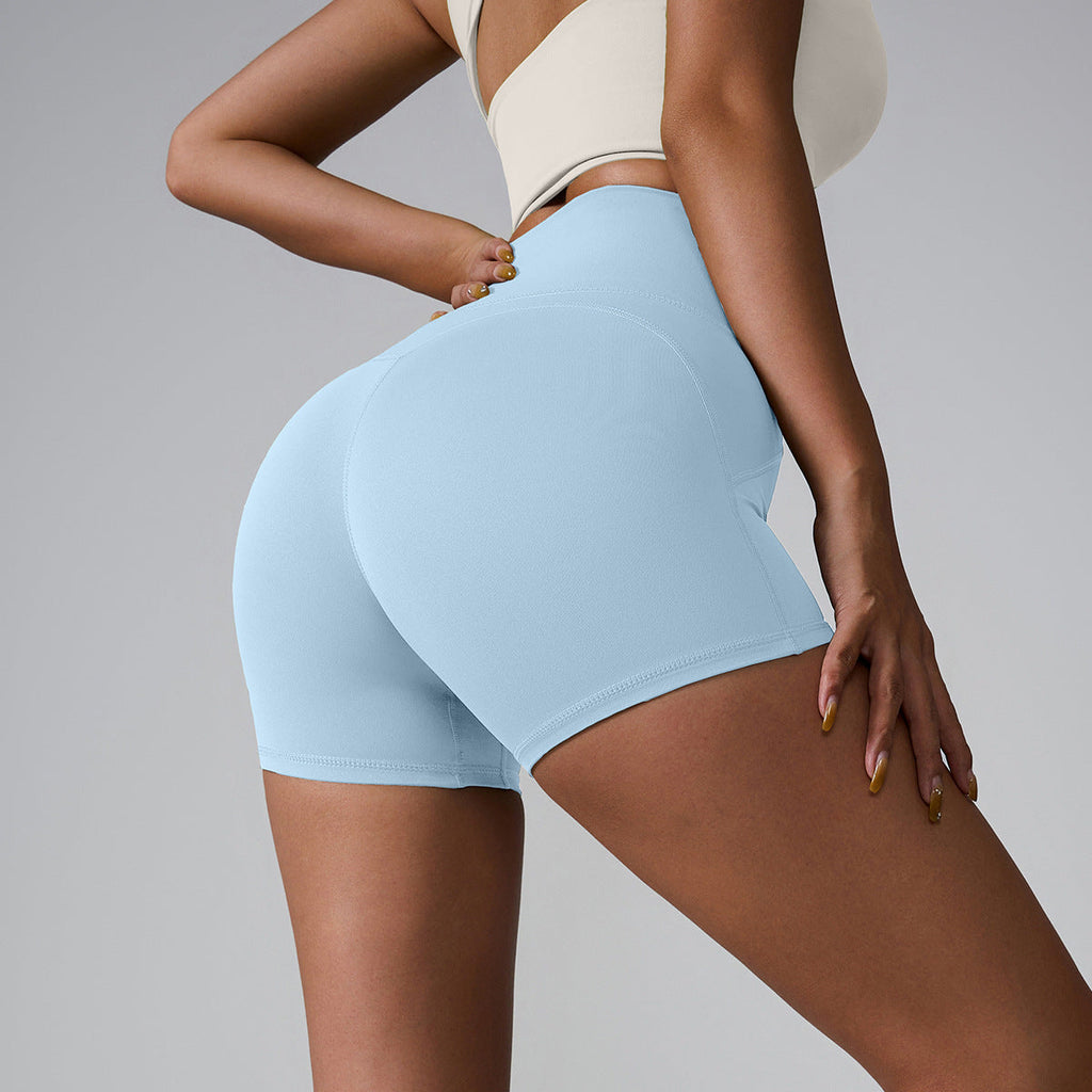 Three-point Yoga Shorts Seamless High Waist