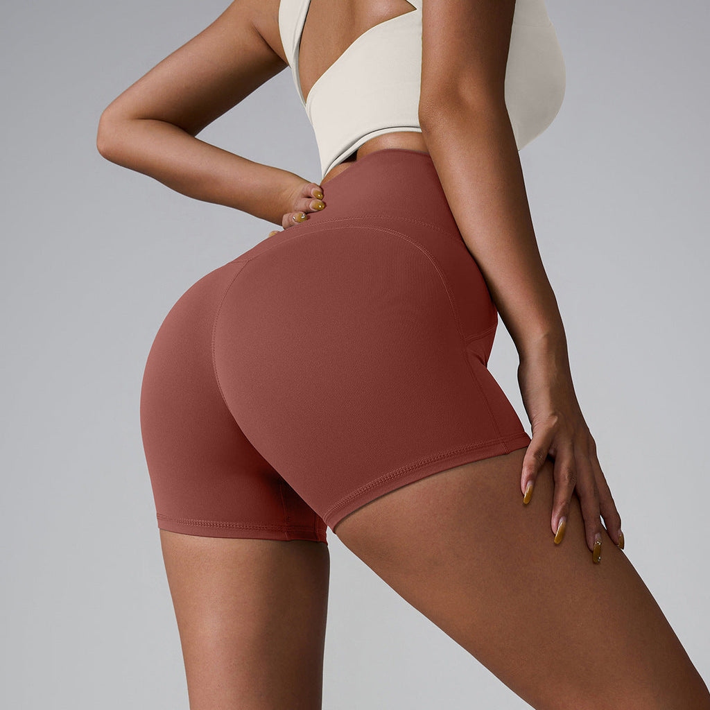 Three-point Yoga Shorts Seamless High Waist