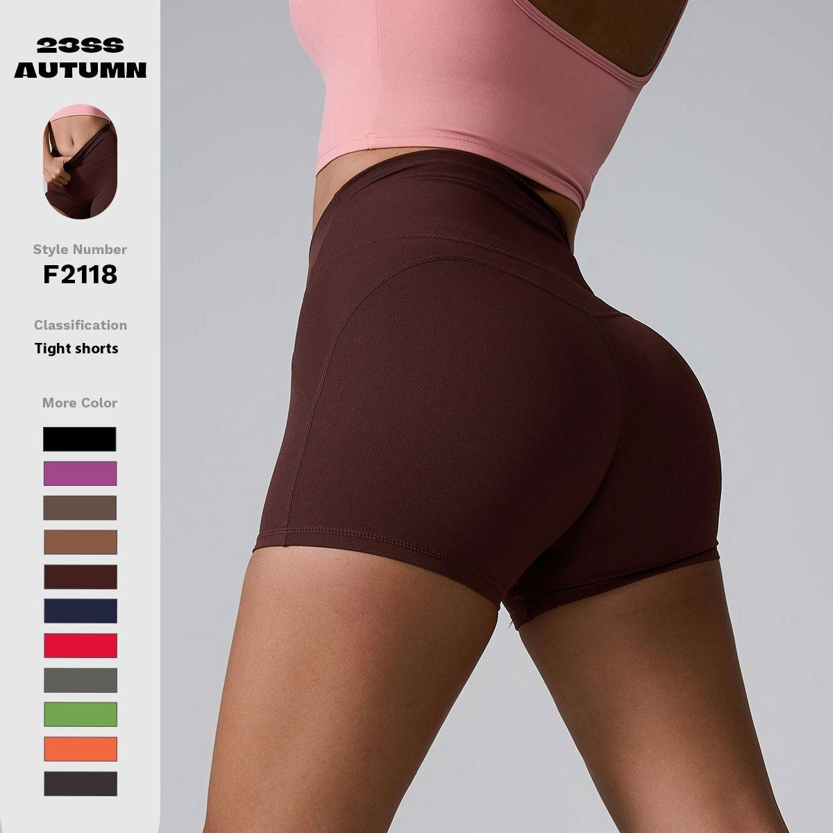 Three-point Yoga Shorts Seamless High Waist