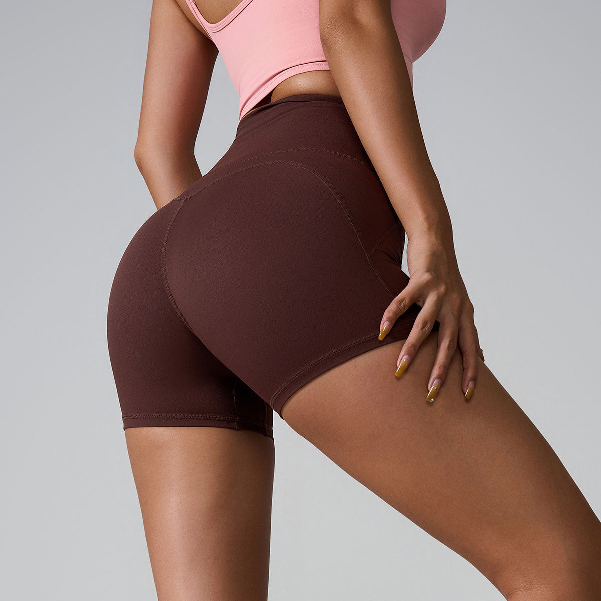 Three-point Yoga Shorts Seamless High Waist