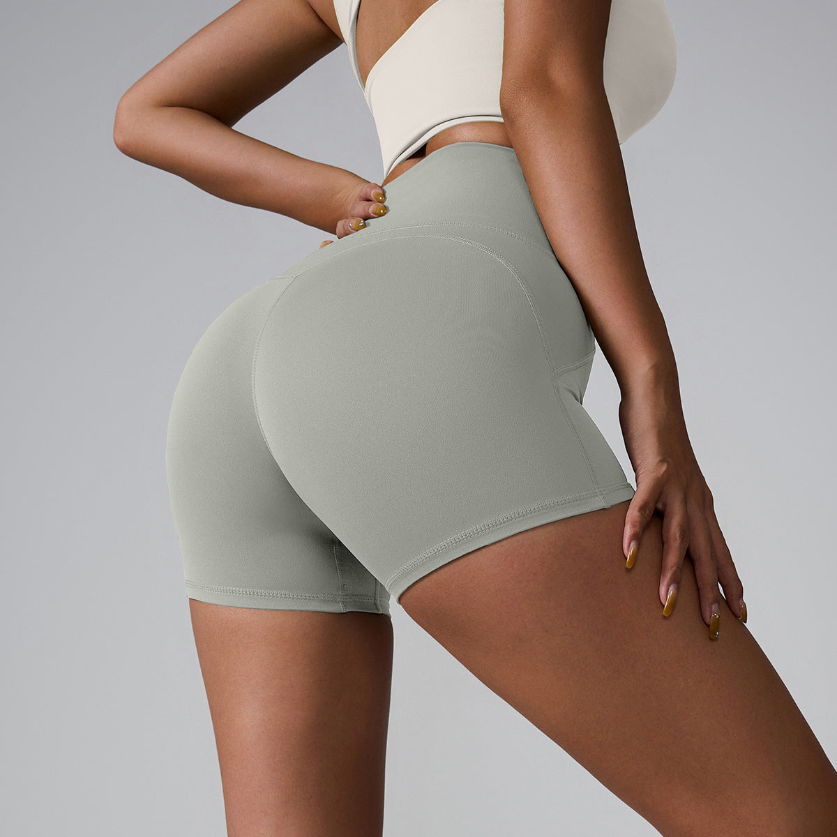 Three-point Yoga Shorts Seamless High Waist
