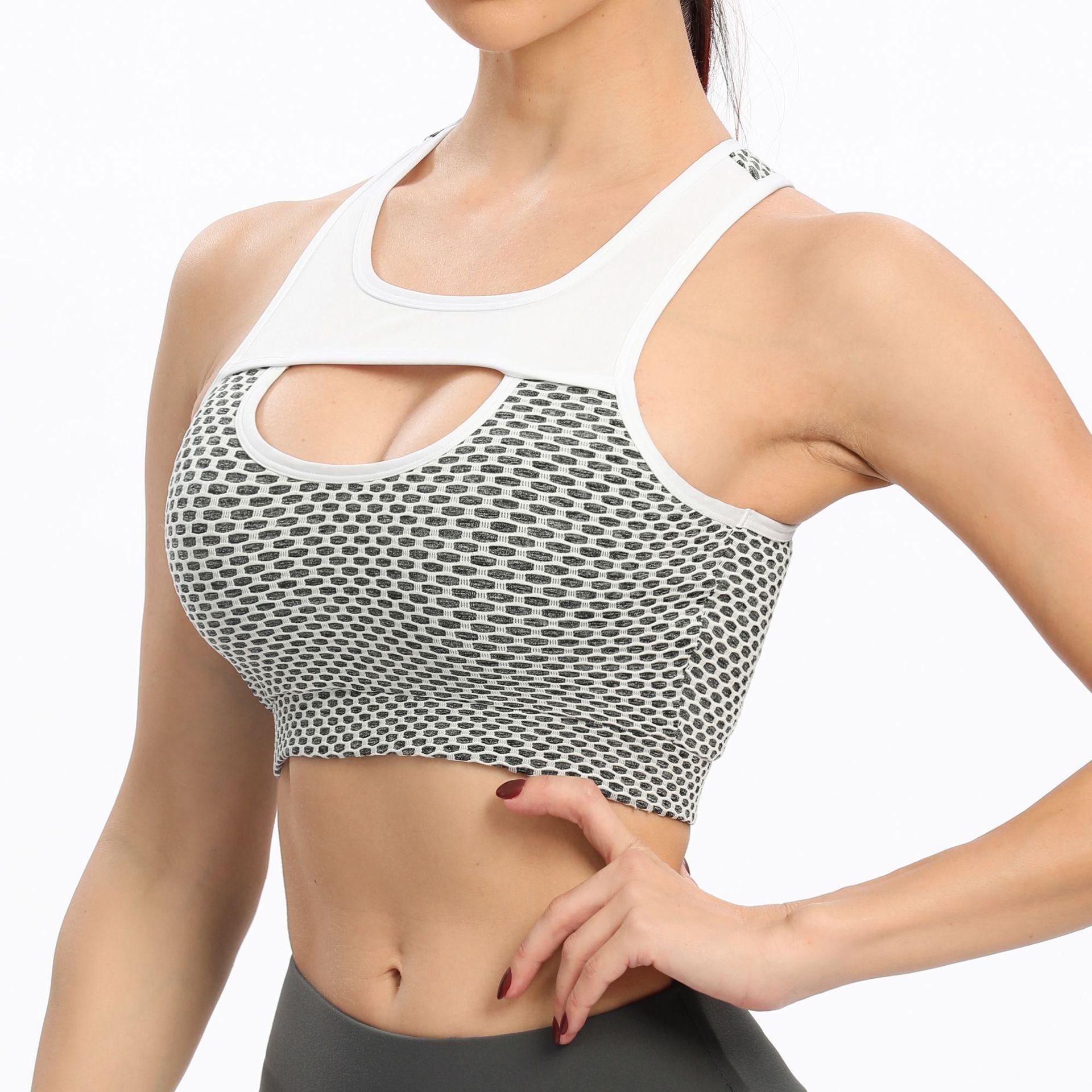 Honeycomb Bubble Yoga Tank Top