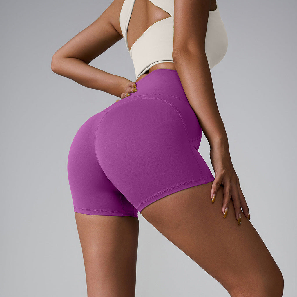 Three-point Yoga Shorts Seamless High Waist