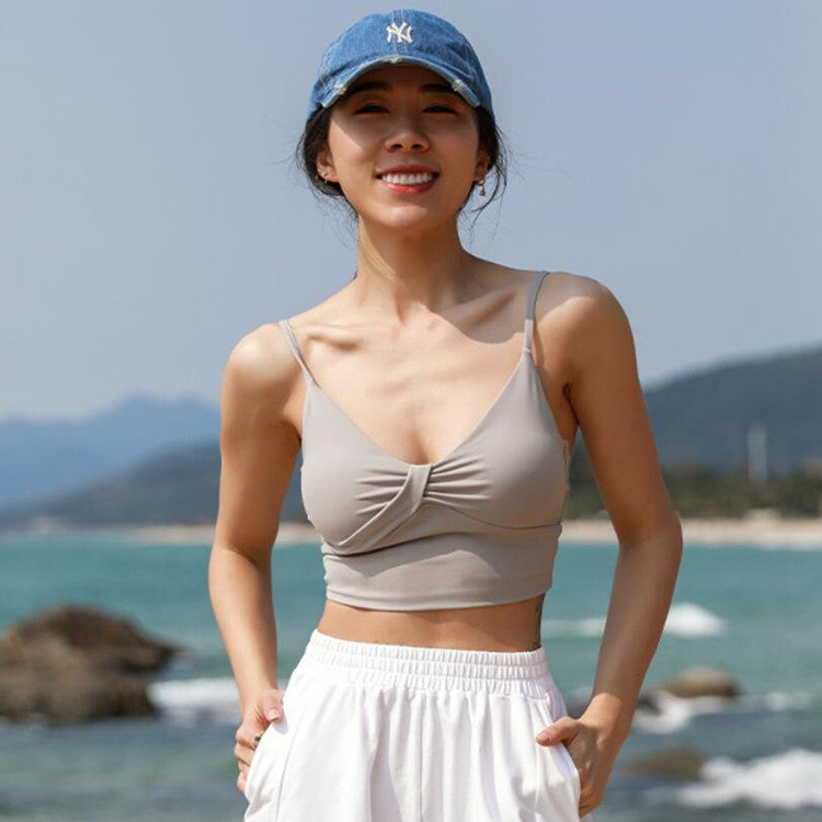 Women's Fitness Running Yoga Strap Sports Tank Top