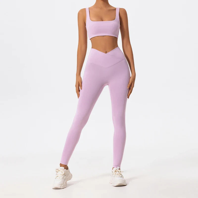 High Quality Women Two Pieces Gym Set