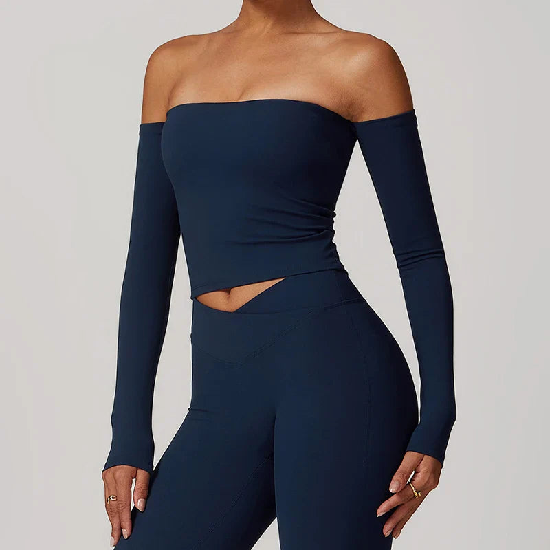 Soft Quick Dry Yoga Gym Crop Top