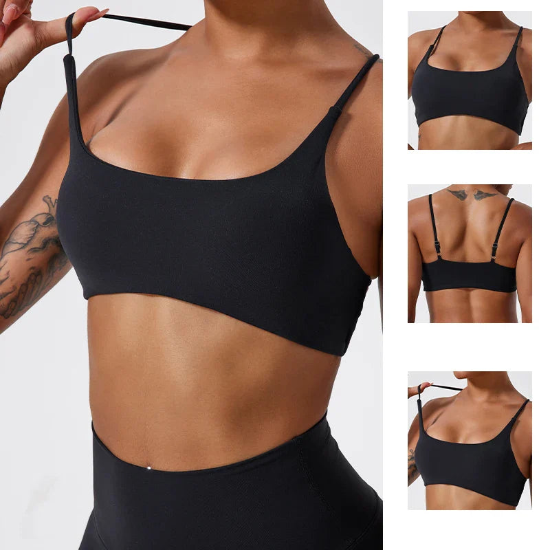 Super Soft Fabric Sexy Sports Bra Gym Top