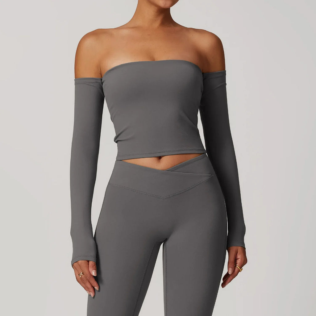 Soft Quick Dry Yoga Gym Crop Top