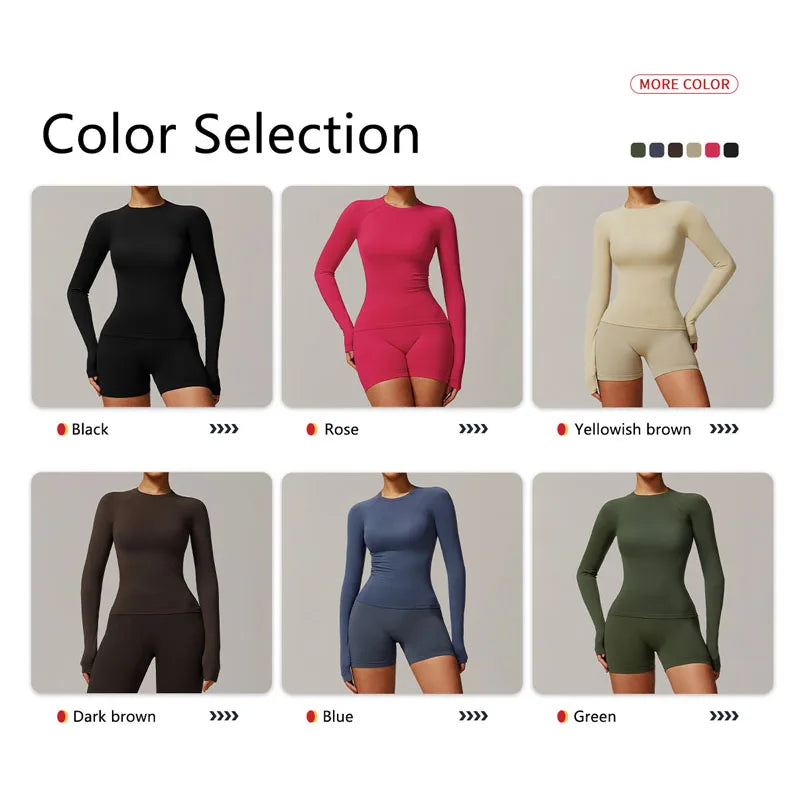 Breathable Gym Yoga Top Women Sports Shirts