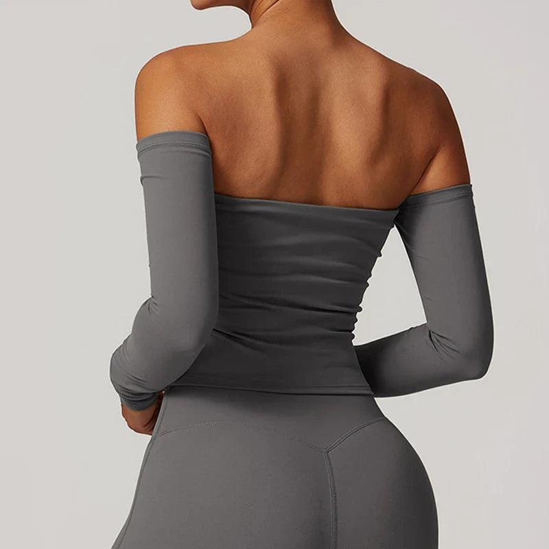 Soft Quick Dry Yoga Gym Crop Top