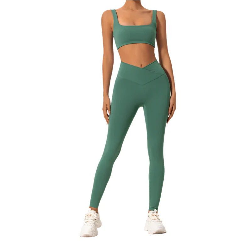 High Quality Women Two Pieces Gym Set