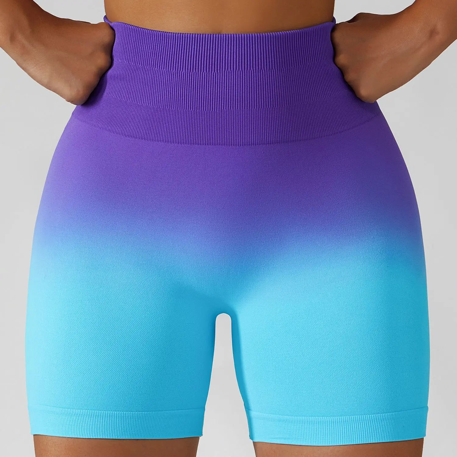 Summer Seamless High Waist Yoga Shorts