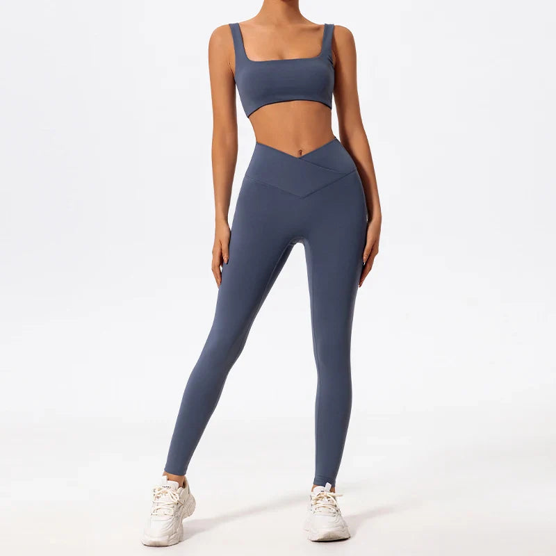 High Quality Women Two Pieces Gym Set