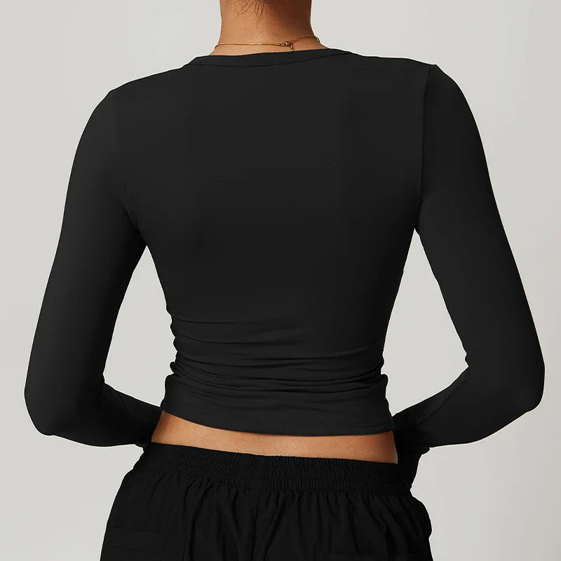 Women Running Fitness Top