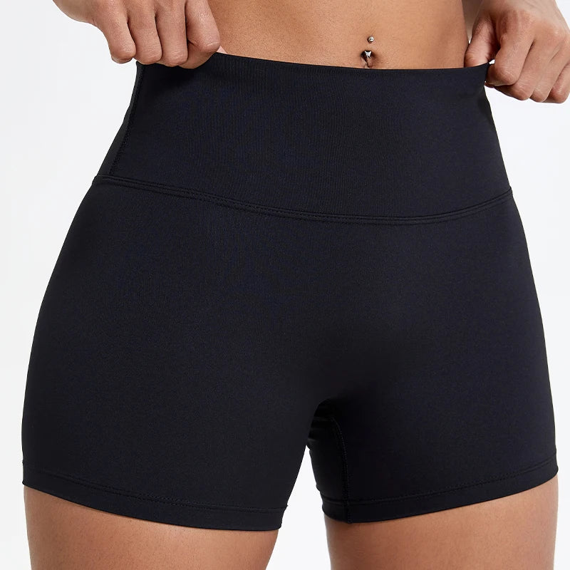 Running Sports Shorts Women Buttlock