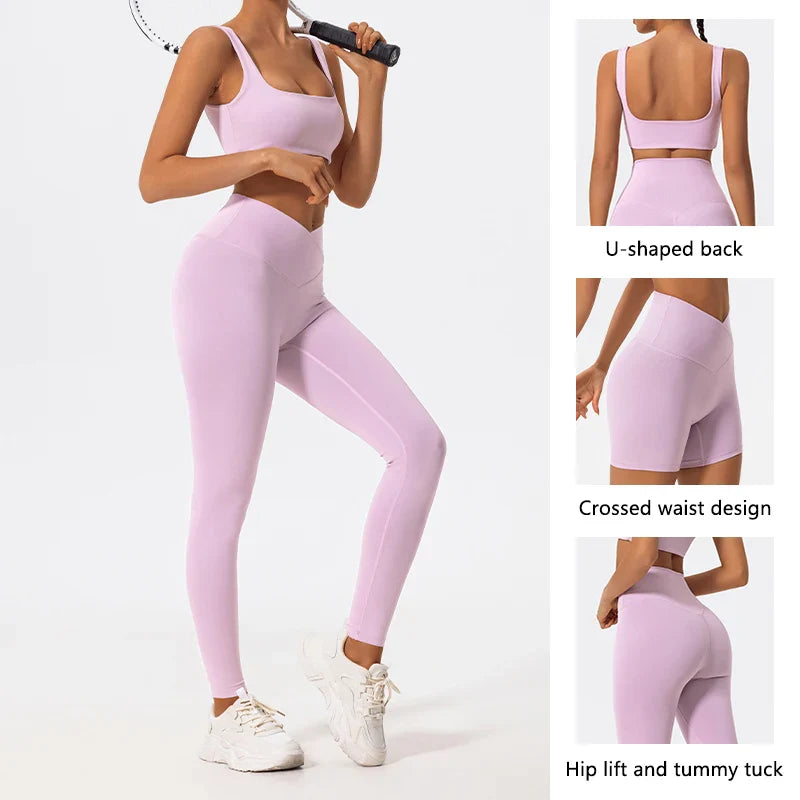 High Quality Women Two Pieces Gym Set