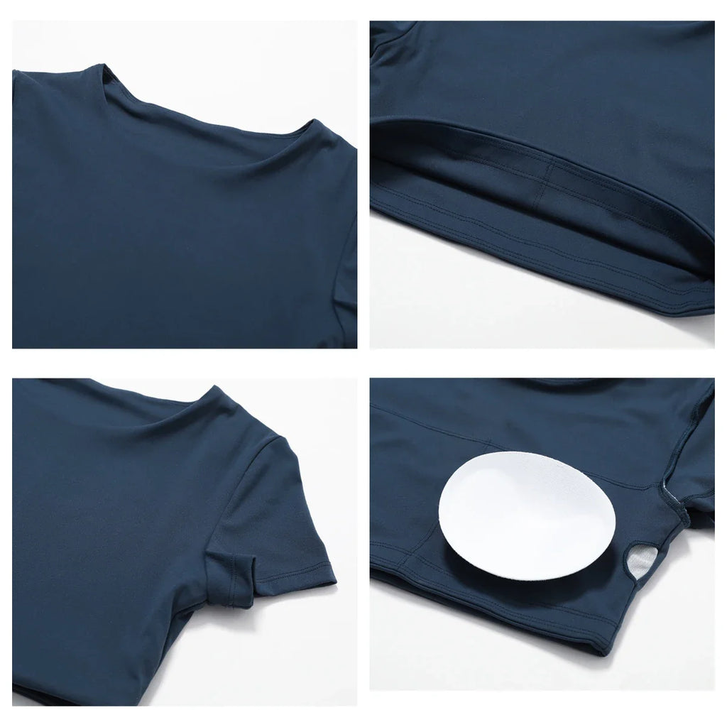 Female Fitness Yoga Crop Tops