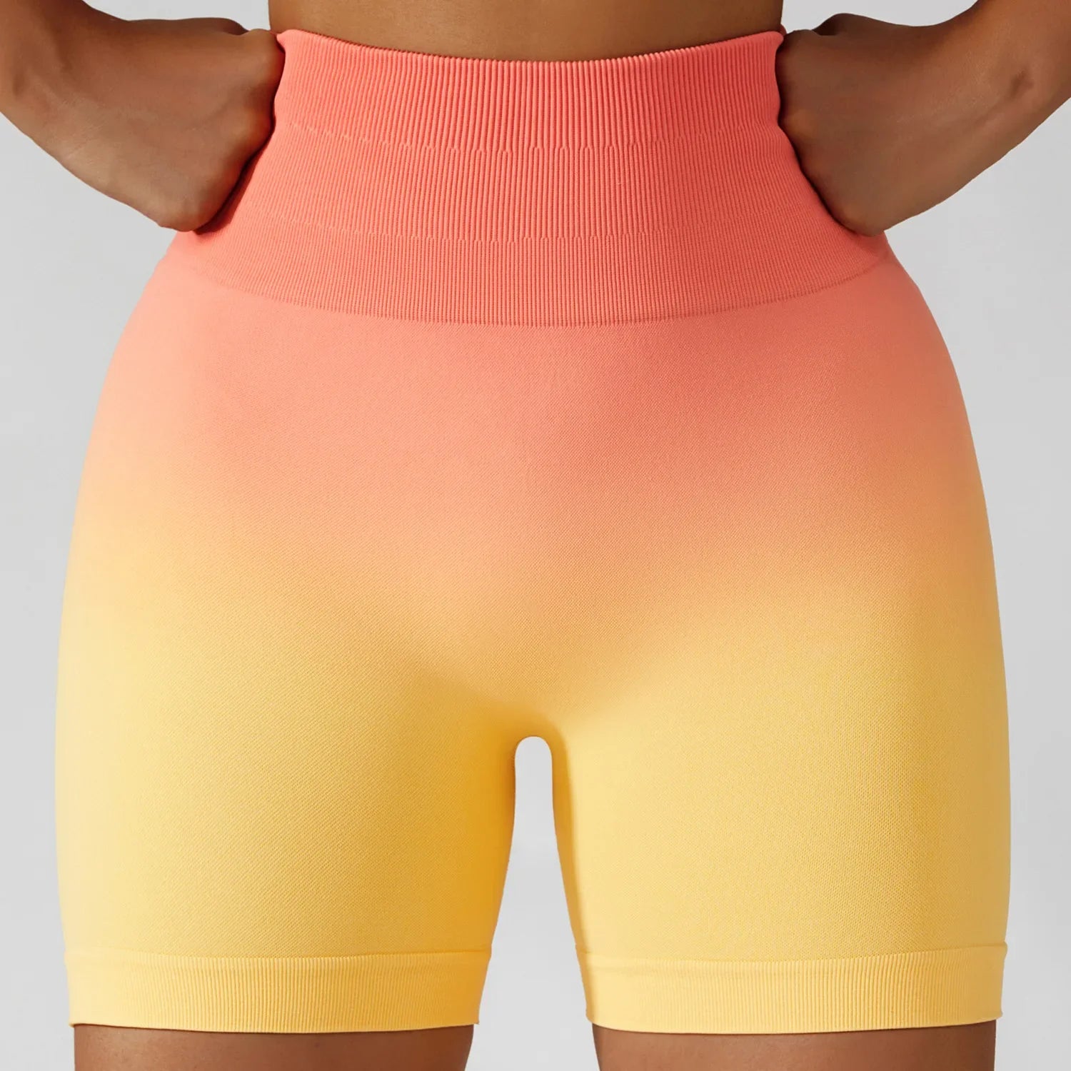 Summer Seamless High Waist Yoga Shorts