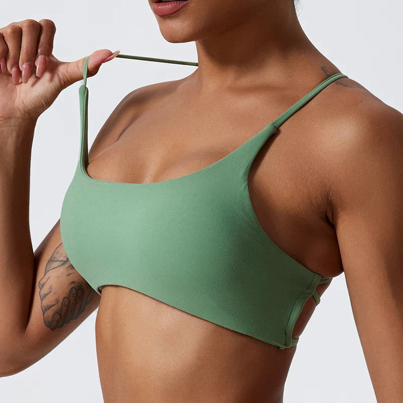 Super Soft Fabric Sexy Sports Bra Gym Top