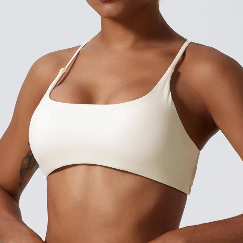 Super Soft Fabric Sexy Sports Bra Gym Top