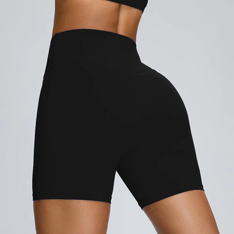 Woman Yoga High Waist Gym Shorts