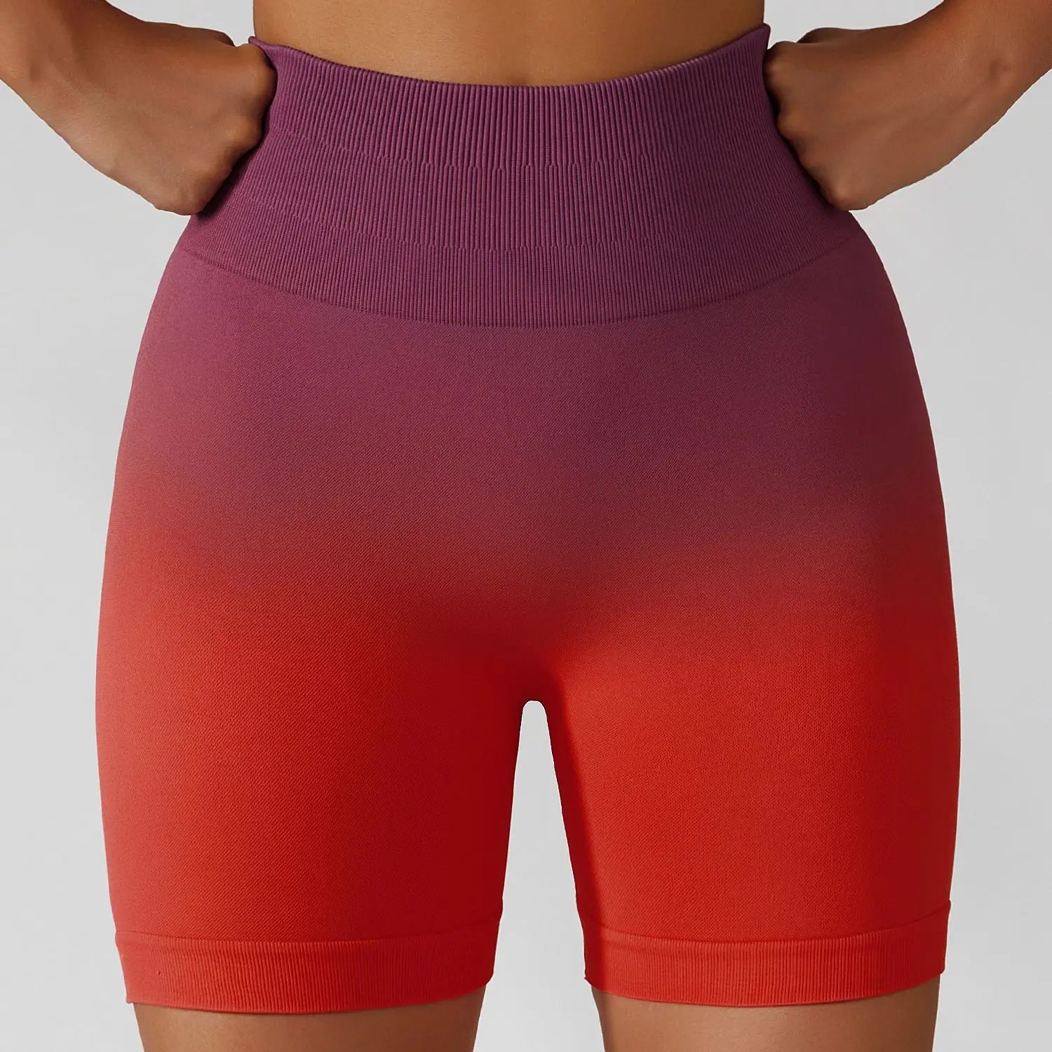 Summer Seamless High Waist Yoga Shorts