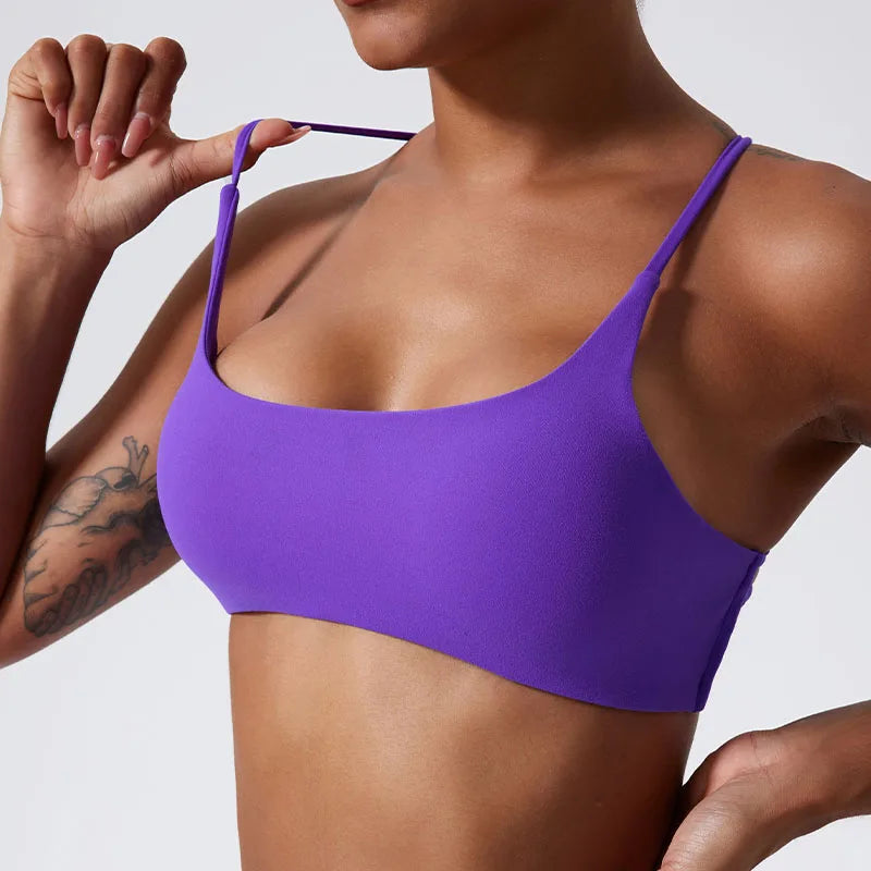 Super Soft Fabric Sexy Sports Bra Gym Top