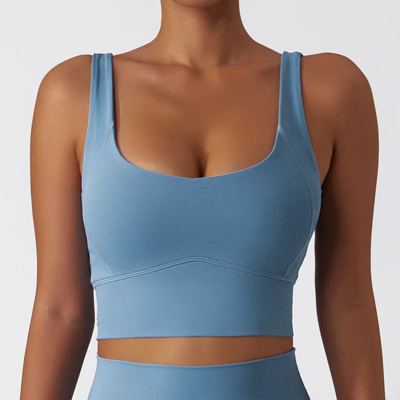 Comfort Skin Friendly Sports Bra With Chest Pad Tank