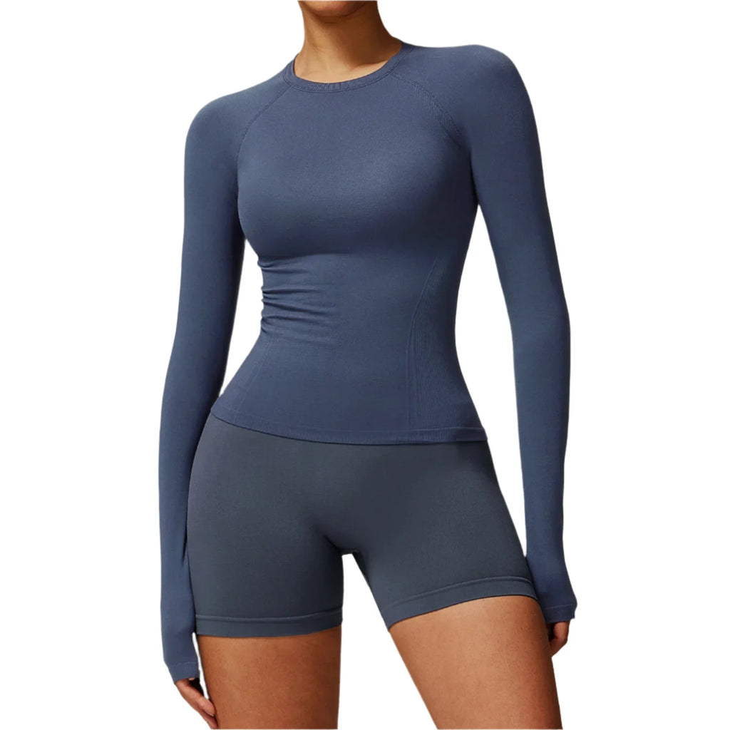 Breathable Gym Yoga Top Women Sports Shirts