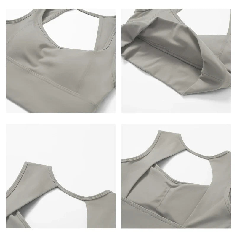 Backless Vest Woman Push Up Yoga Clothing