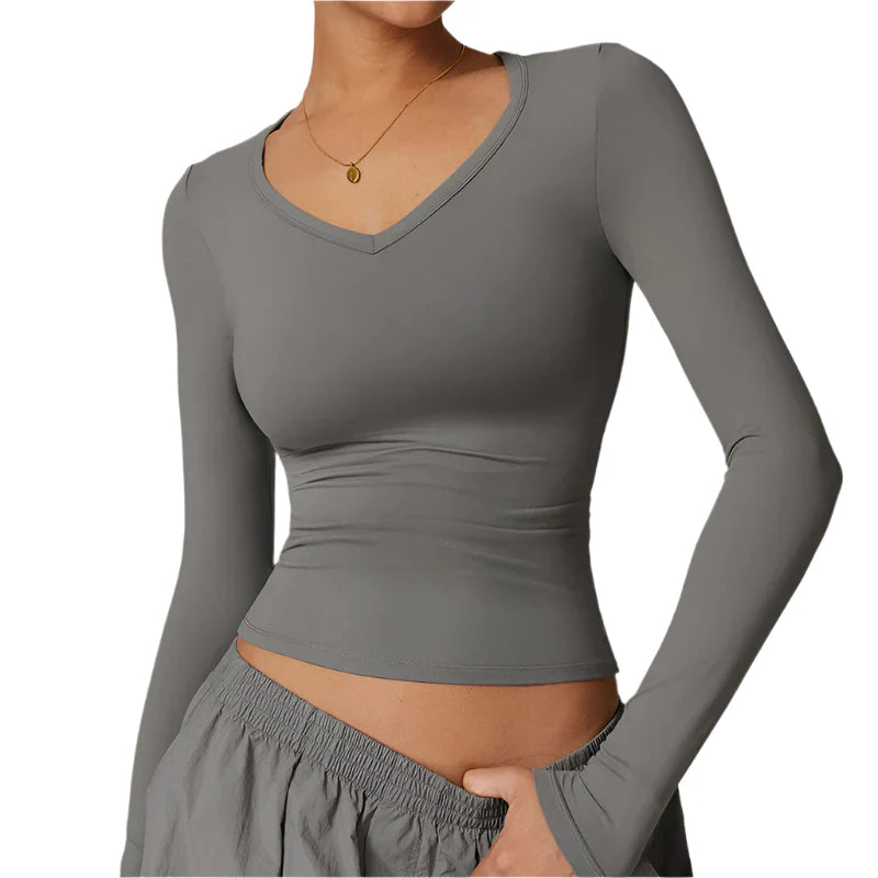 Women Running Fitness Top