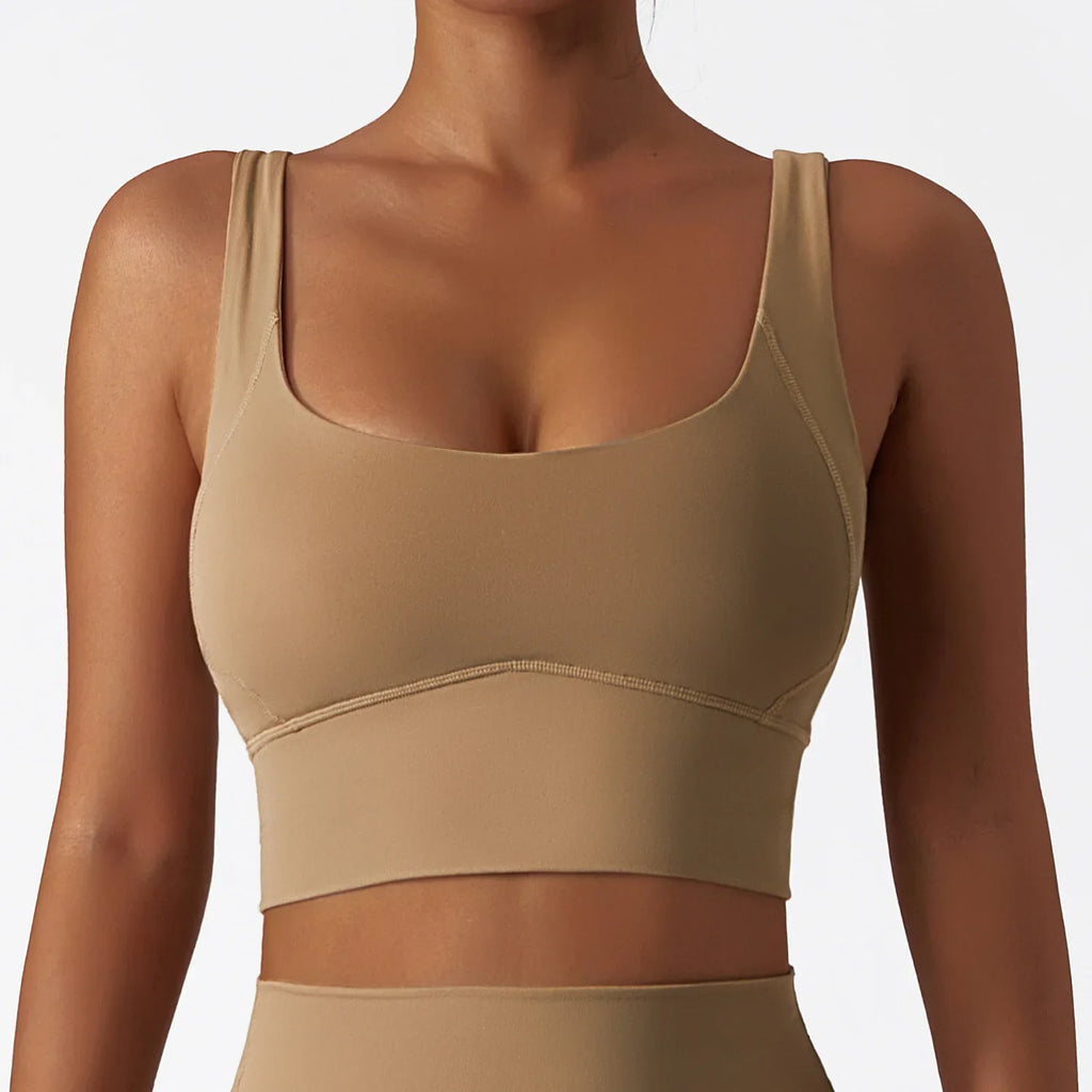 Comfort Skin Friendly Sports Bra With Chest Pad Tank