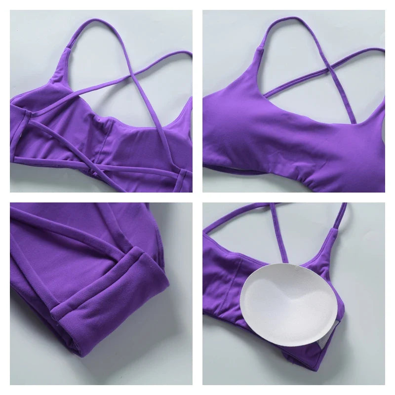 Super Soft Fabric Sexy Sports Bra Gym Top