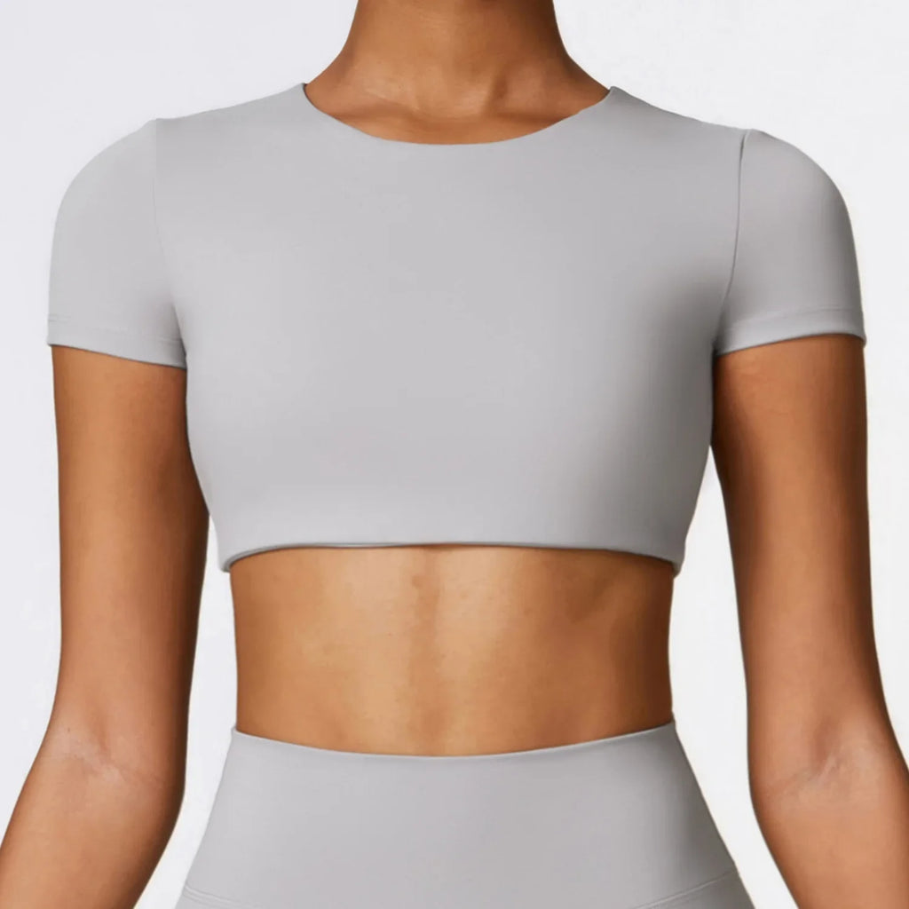 Female Fitness Yoga Crop Tops
