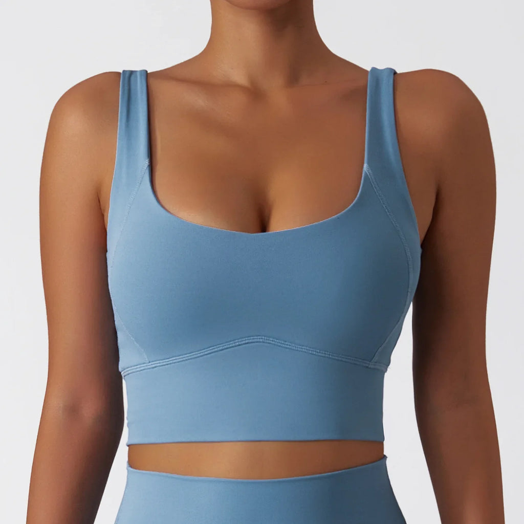 Comfort Skin Friendly Sports Bra With Chest Pad Tank