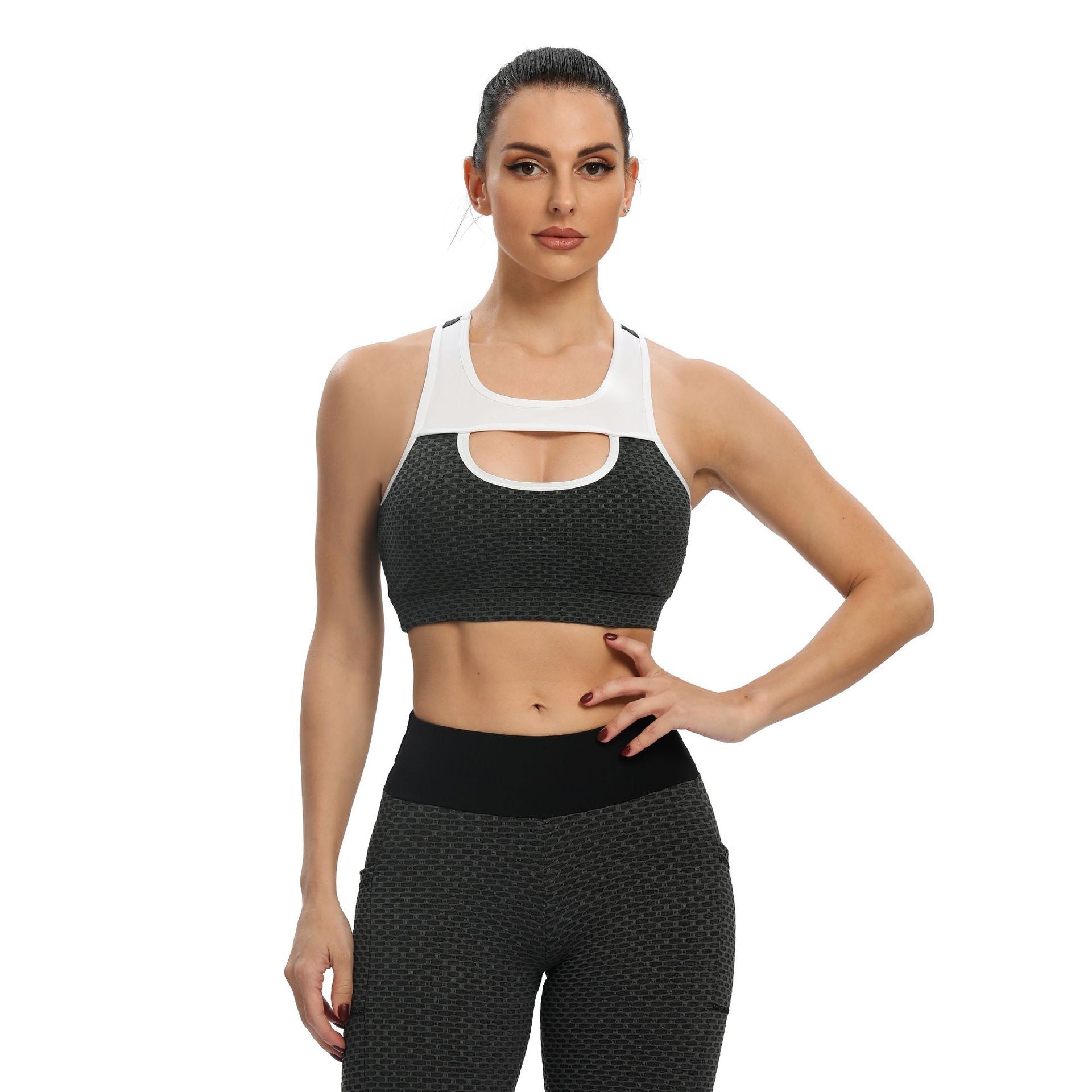 Honeycomb Bubble Yoga Tank Top