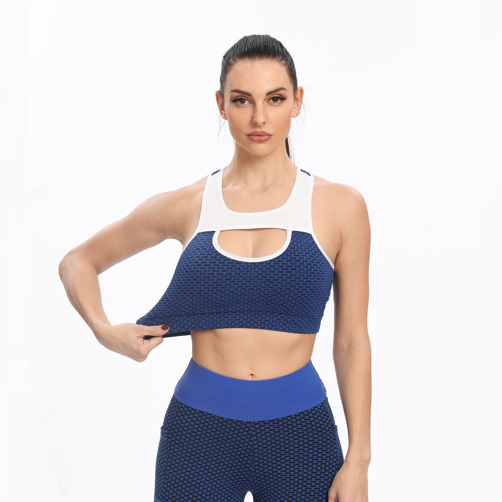 Honeycomb Bubble Yoga Tank Top